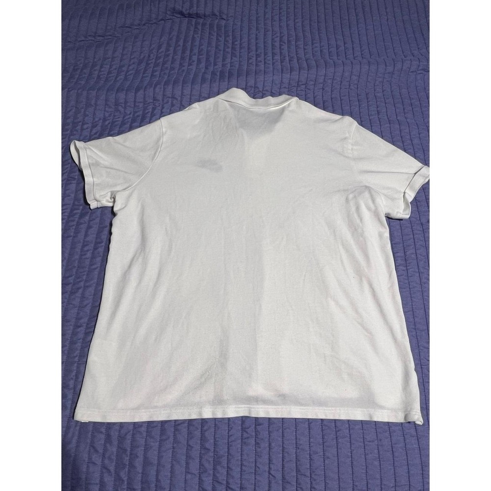 White Nike polo shirt with black swoosh #polo #athleisure - Picture 7 of 7